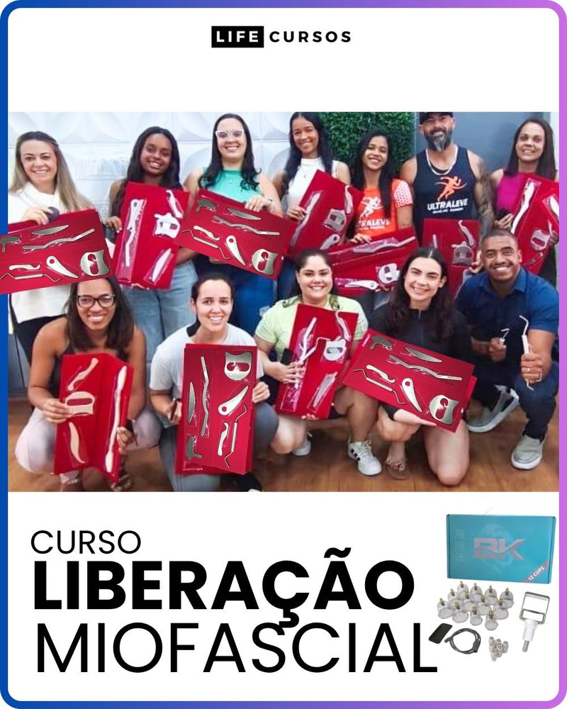 CURSO DE LIBERAÇÃO MIOFASCIAL + VENTOSATERAPIA