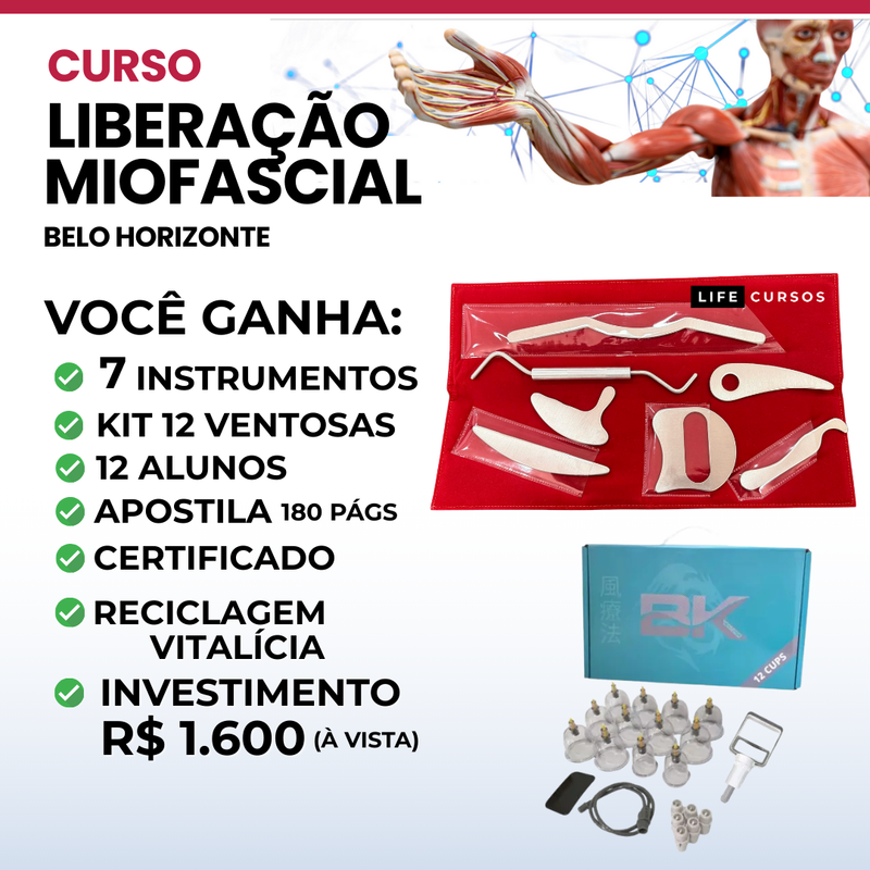 CURSO DE LIBERAÇÃO MIOFASCIAL + VENTOSATERAPIA