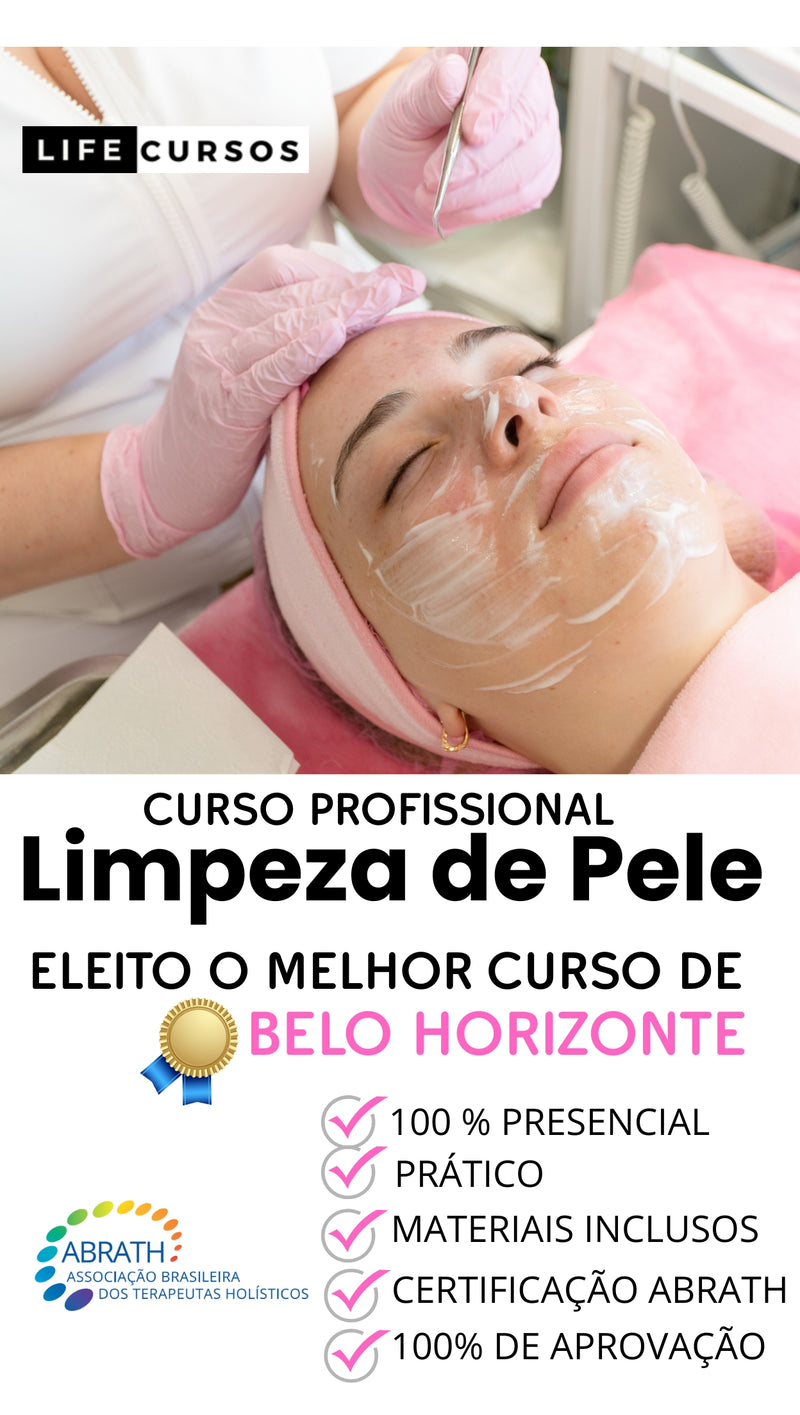 CURSO DE LIMPEZA DE PELE PROFISSIONAL